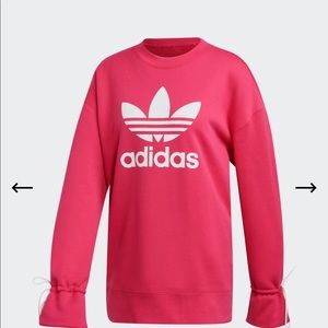Adidas magenta sweatshirt